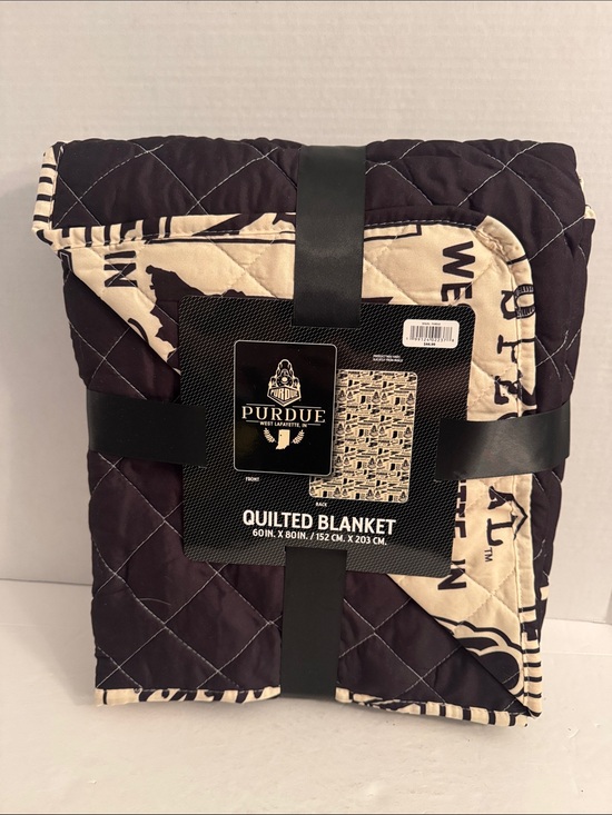 The Northwest Group Other - New NCAA Purdue Boilermakers 60 x 80 Quilted Throw Blanket NWT